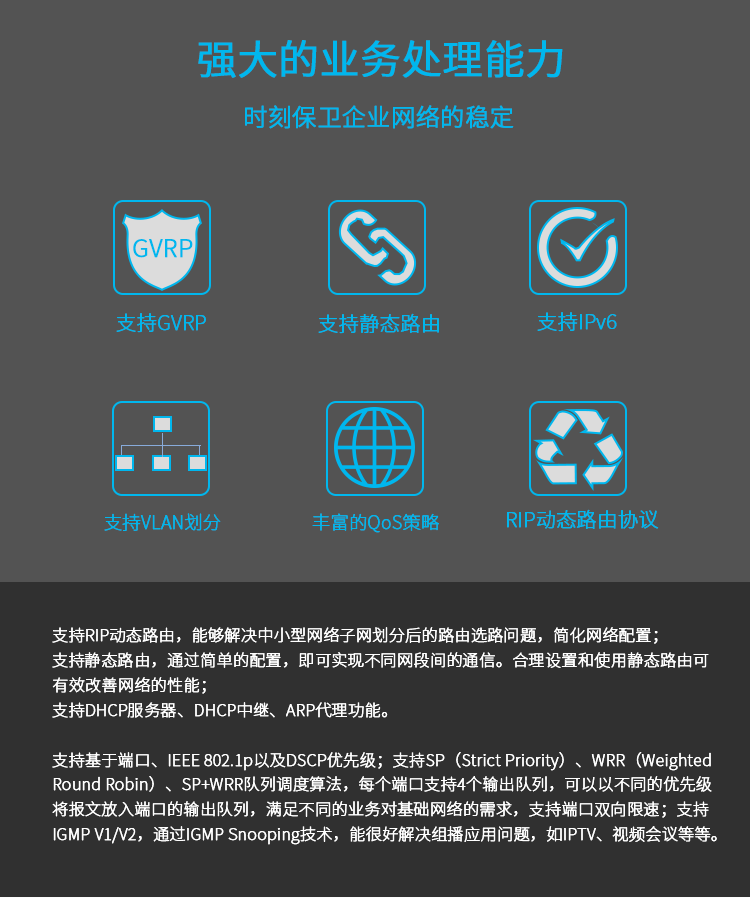 TP-Link全千兆三層網管交換機